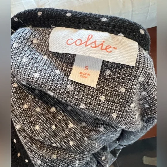 Target Colsie Lace Trim Polka Dot Pajama Set - Picture 6 of 7